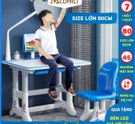 Bộ bàn ghế học sinh chống gù chống cận B05 bàn học thông minh cho bé tăng chỉnh chiều cao cho bé